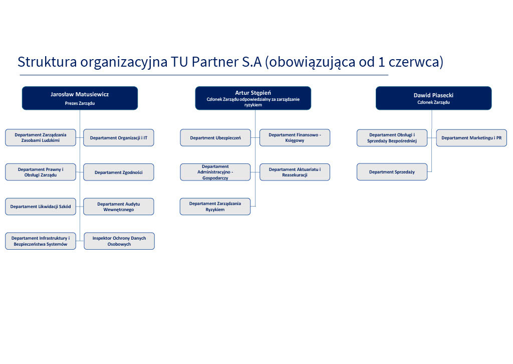 schemat organizacyjny TUiR